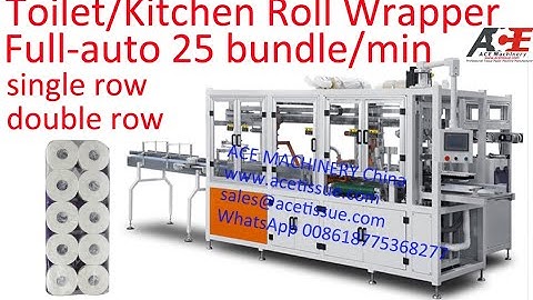 toilet paper kitchen towel bundling packing machine