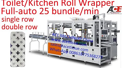 toilet paper kitchen towel bundling packing machine