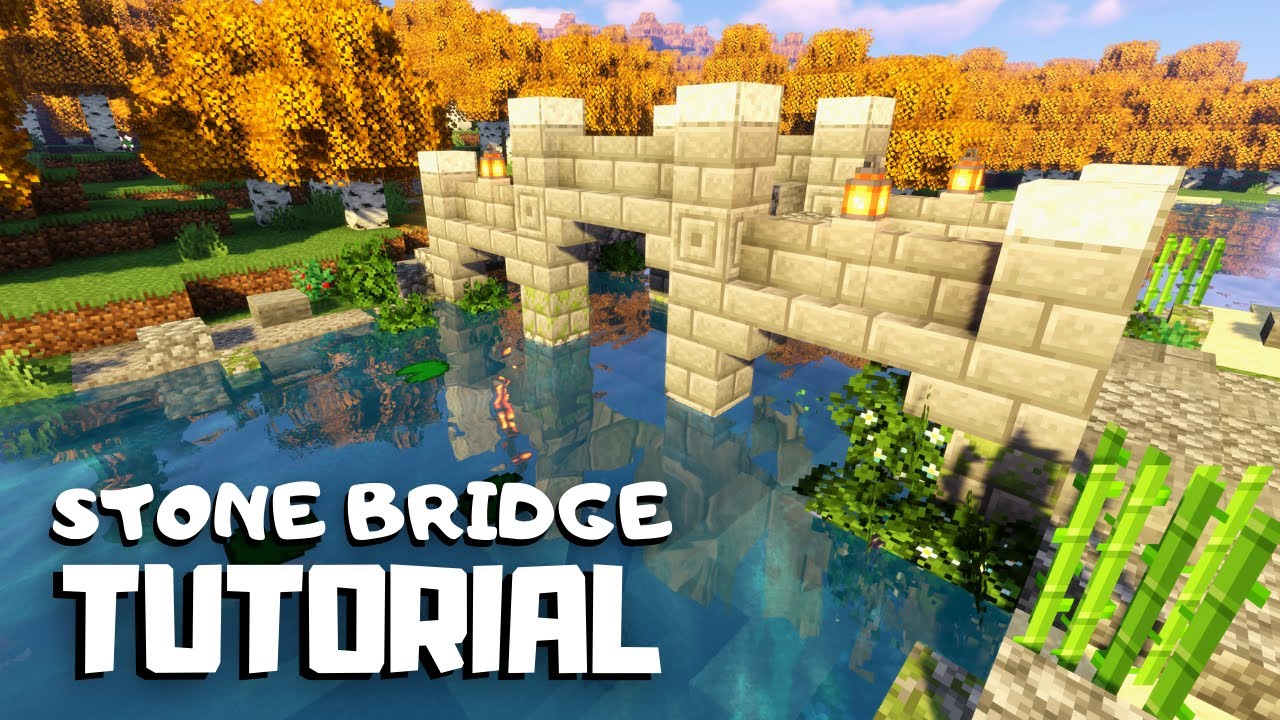 minecraft simple stonebridge