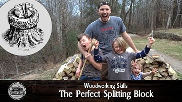 Woodworking Skills - The Perfect Wood Splitting Block