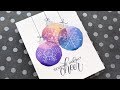 Holiday Card Series 2017 - Day 9 - Easy DIY Card with Minimal Supplies