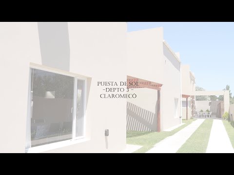 Puesta de Sol - Depto 3 - Claromeco Alquileres