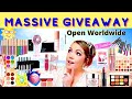 MASSIVE MAKEUP GIVEAWAY 2021| Monthly Makeup Giveaway Contest Open Worldwide 🎉