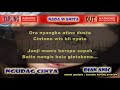 NGUDAG CINTA - KARAOKE