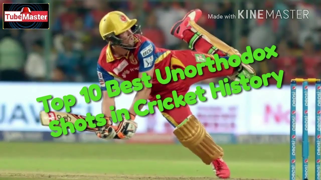 Top 10 Best Unorthodox Shots in Cricket History - YouTube