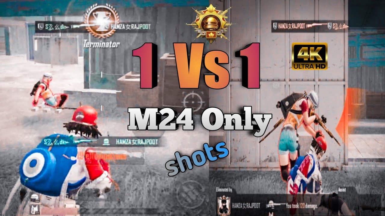 THIS PLAYER 😱 IS REAL M24 KING | ONE VS ONE TDM M24 CHALLENGE Room ...