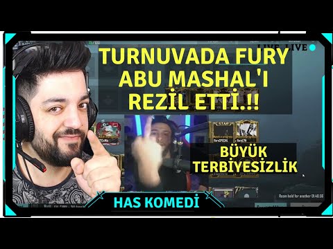 DOCH TURNUVADA ABU MASHALI YUMRUKLAYAN FURY ERSİN YEKİN MAÇINI İZLİYOR.SÜRPRİZ SONLU TGF VS FURY 😎💪