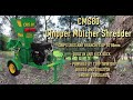 The versatile red roo chipper mulcher shredder cms80