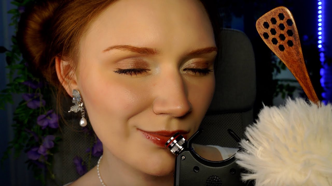 ASMR Tascam✨Let my Breathy Whisper calm you 😴 Clicky Mouth Sounds & Face Touching💆