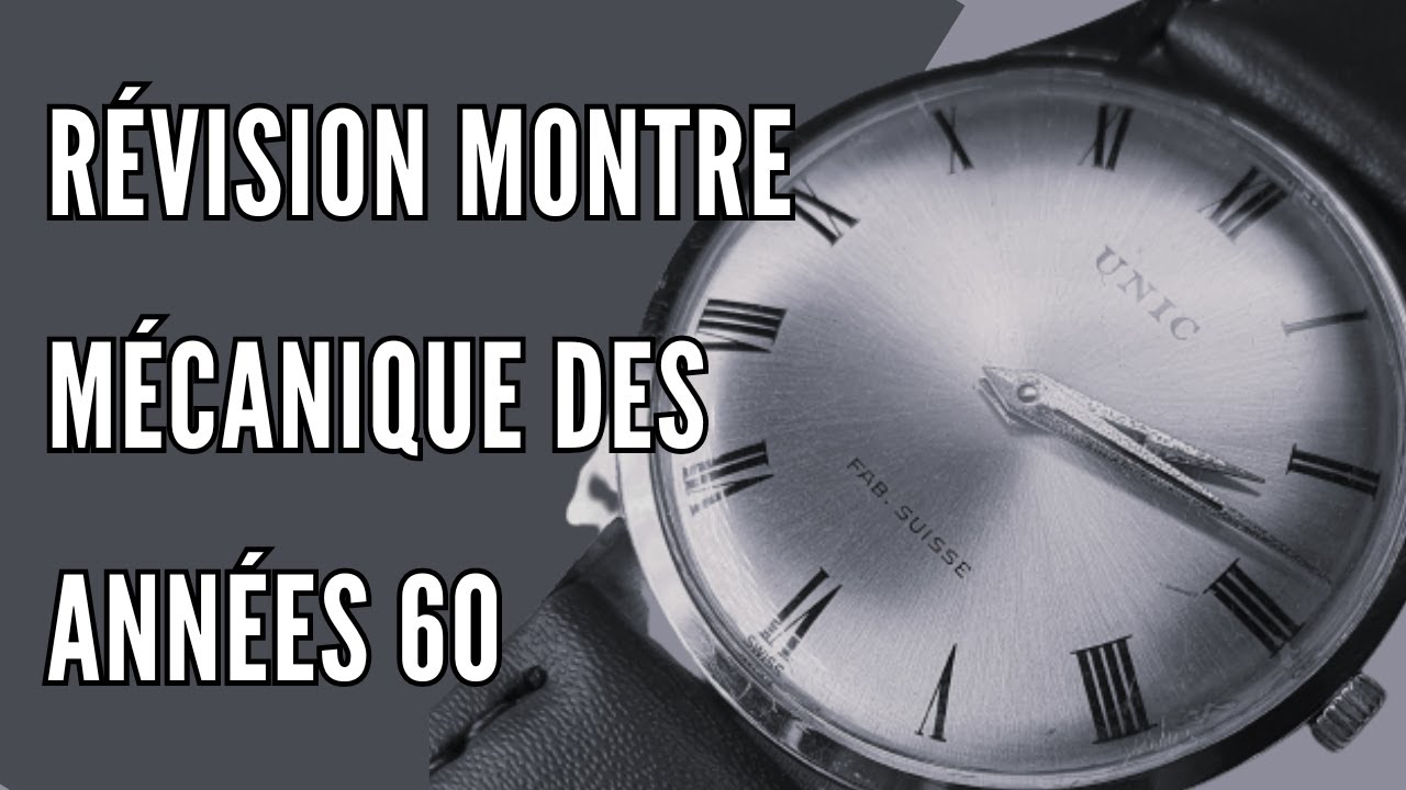 Révision d'une montre à remontage manuel de plus de 50 ans !