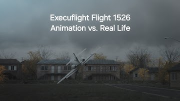 Execuflight Flight 1526 - Animation vs. Real Life