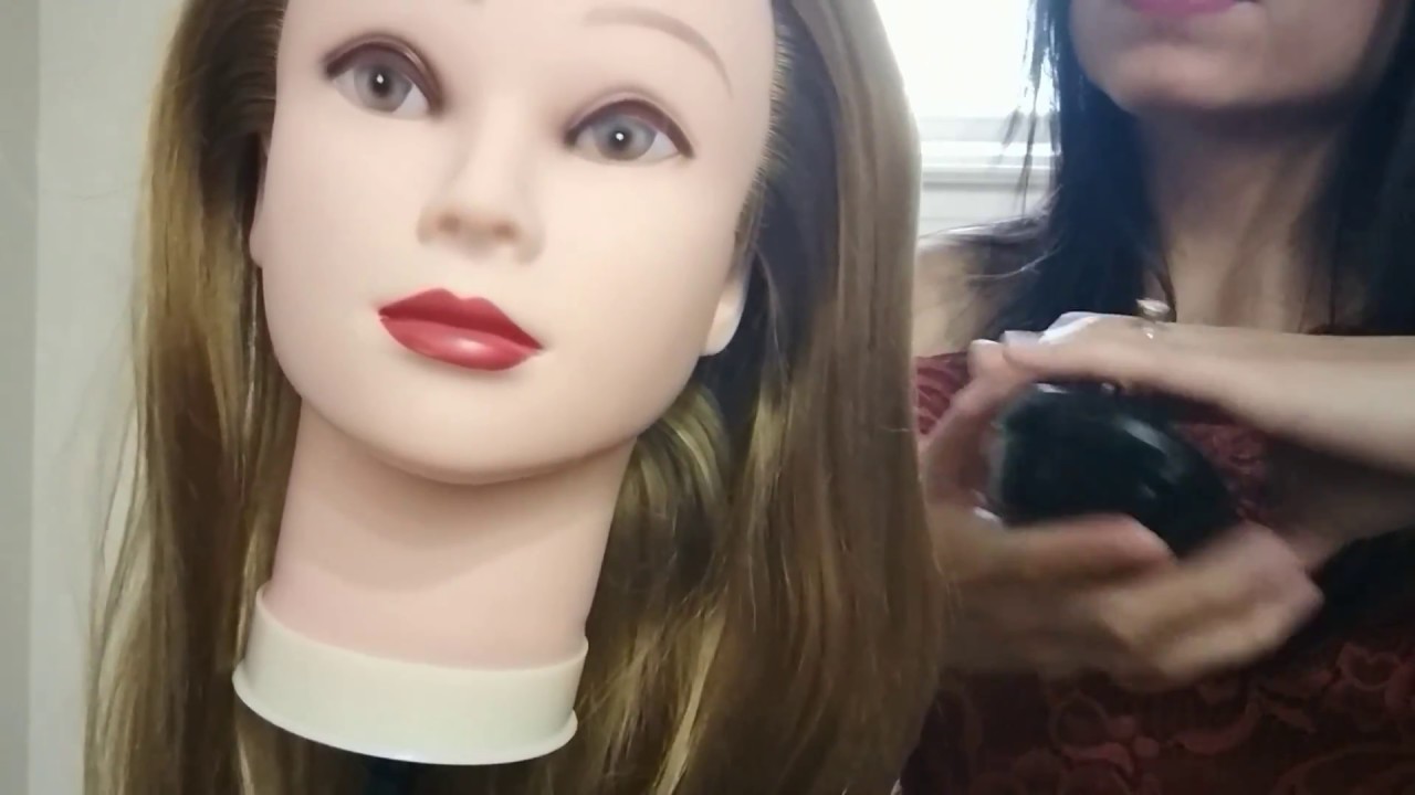 Asmr~ friend roleplay..styling your hair. Brushing, flat iron and clip sounds