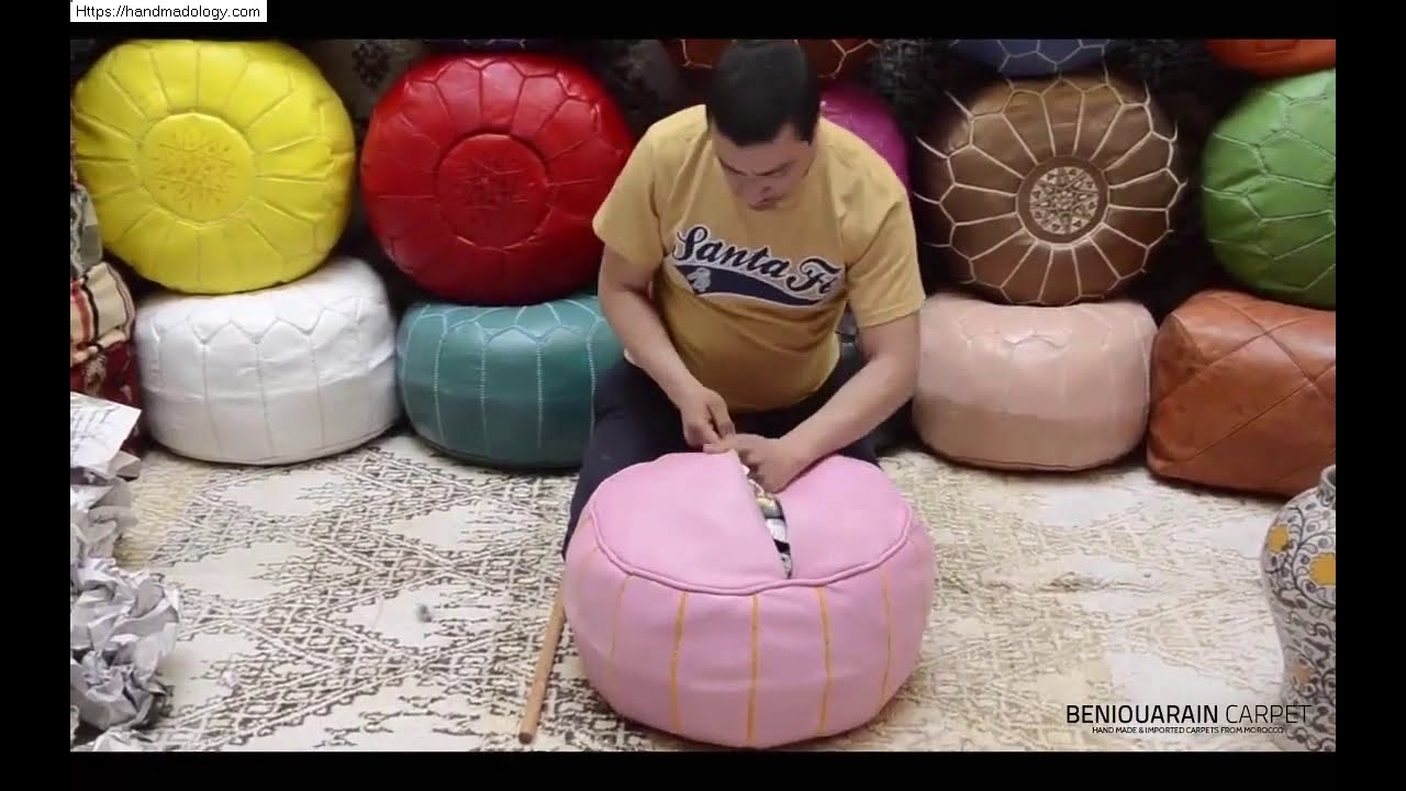 3 Different ways to stuff a Moroccan pouf – Moroccan Zone