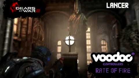 VoodooControllers Rapid Fire Modded Xbox 360 Controller for Gears Of War 2
