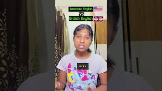 American English vs British English Differences | Janhavi Panwar