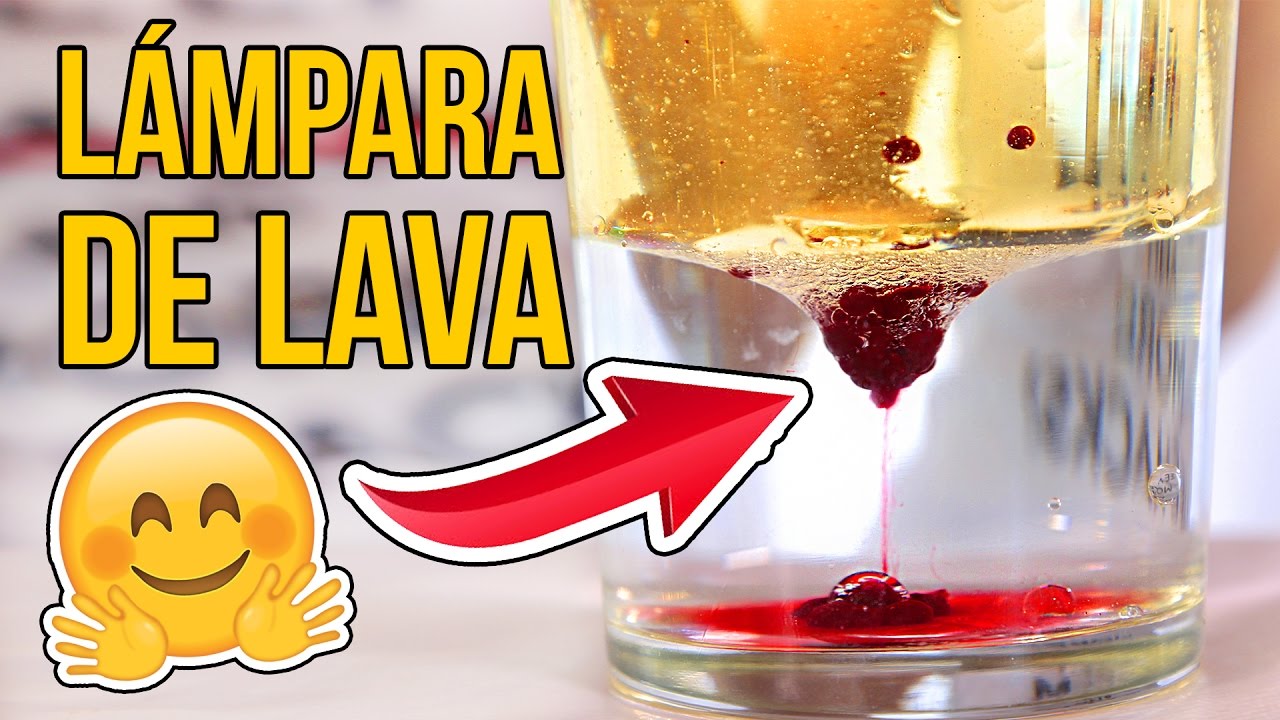 Como hacer una lampara de lava