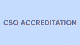 Accreditation of CSOs To Co Implement DILG PPAs
