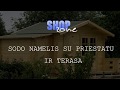 Sodo namelis Abrikosas 12 su priestatu ir terasa (4 x 3 m, 34 mm) video