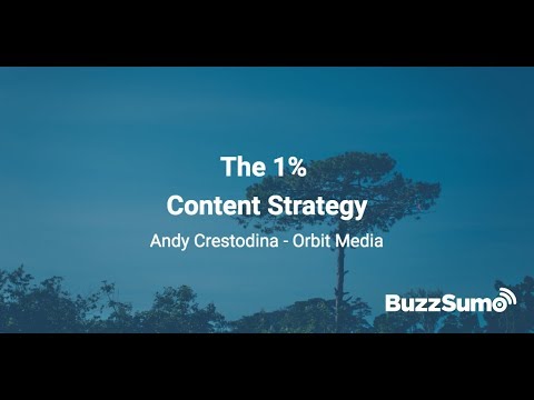 The 1% Content Strategy