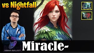 Miracle - Windranger | vs Nightfall | Safelane | Dota 2 Pro MMR Gameplay