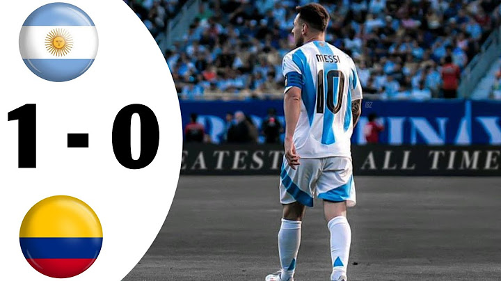 Argentina vs Colombia | 1 - 0 | copa america final | full highlights