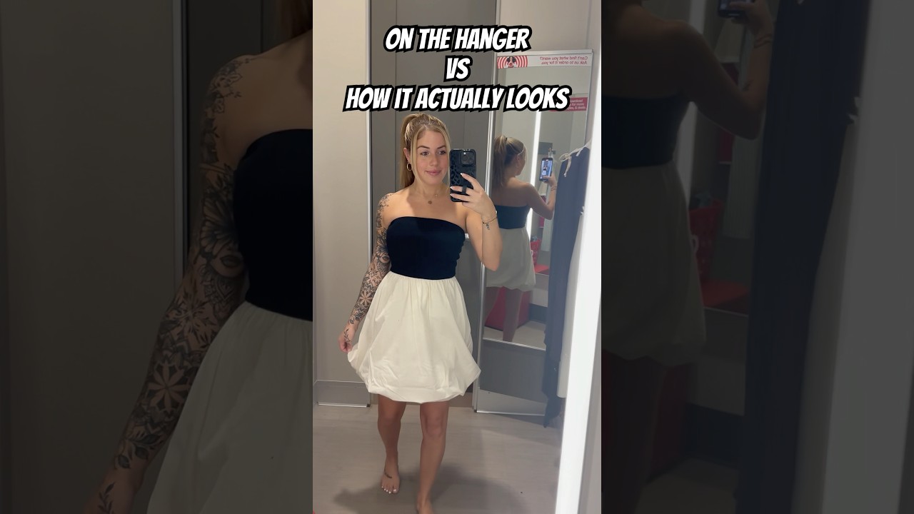 On the Hanger vs On Me 👀 | Target Try-On