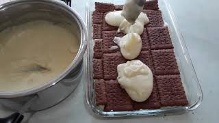 Damla Sakizli Kakaolu Bisküvi̇li̇ Muhteşem Yalanci Tavuk Göğsü(İftar Sonrasi Tatli)