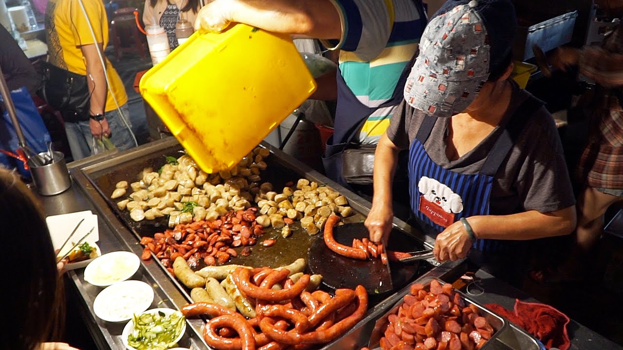 Taiwanese Street Food Tour | EATING BUGS in Taiwan at Tainan Flower Night Market | Luke Martin