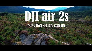 DJI AIR 2S active Track 4.0 with mountain bikes!