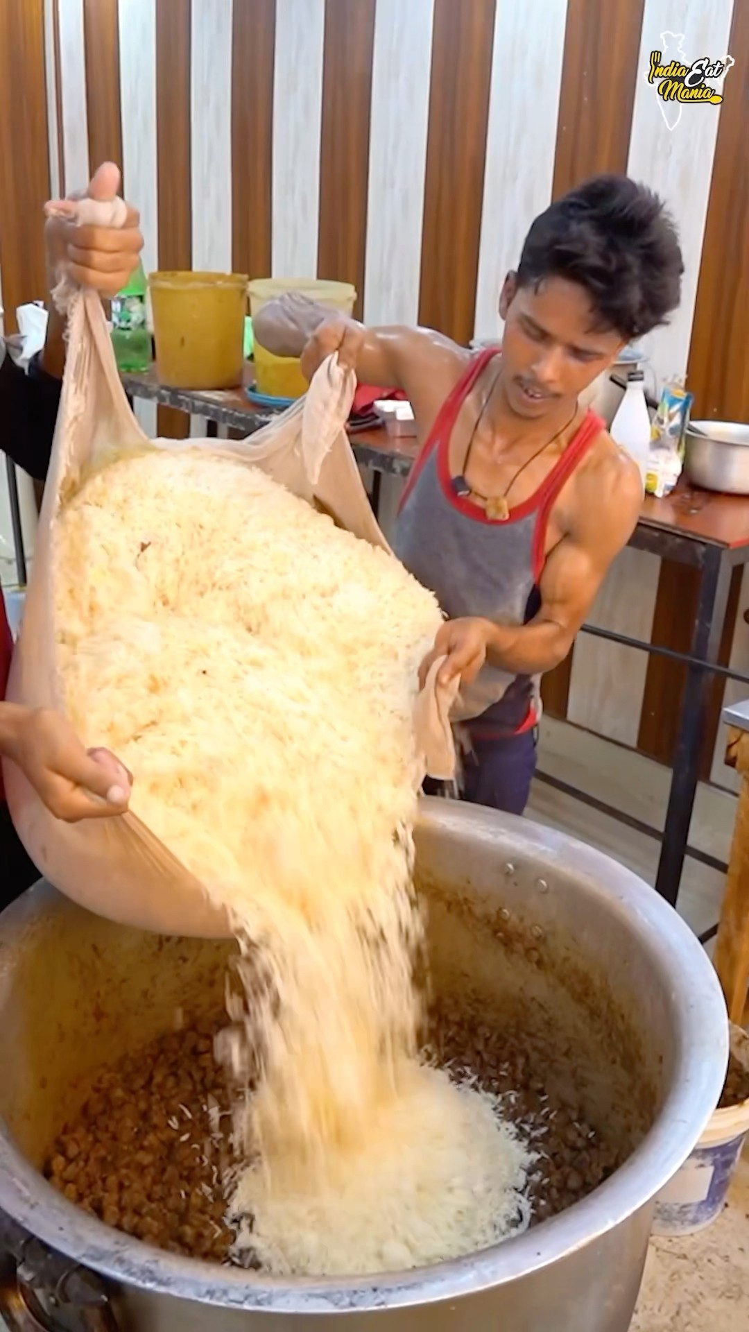 Daily Making 100 Kg Cheapest Soya Kaju Veg Biryani Rs. 30/- Only #kanpur #shorts