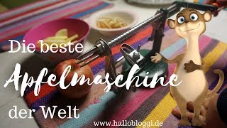 Die Apfelmaschine Lustige Und Praktische Geschenkidee Mein Persönlicher Hallo Blogggi Tipp 