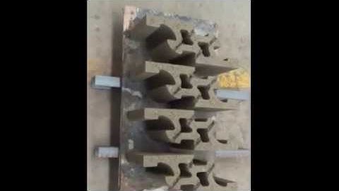 QT40 2 small concrete habiterra block machine for habiterra interlocking brick