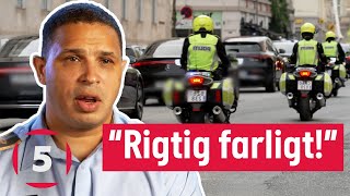 Benjamin varetager vigtig eskortekørsel gennem København | Politijagt | Kanal 5 Danmark