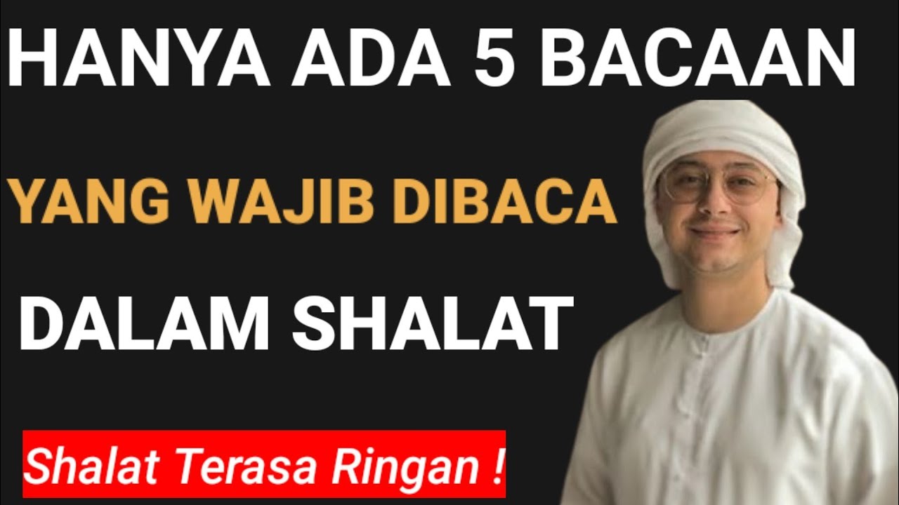 Inilah 5 Bacaan yang Wajib Dibaca saat Shalat Tarawih - YouTube