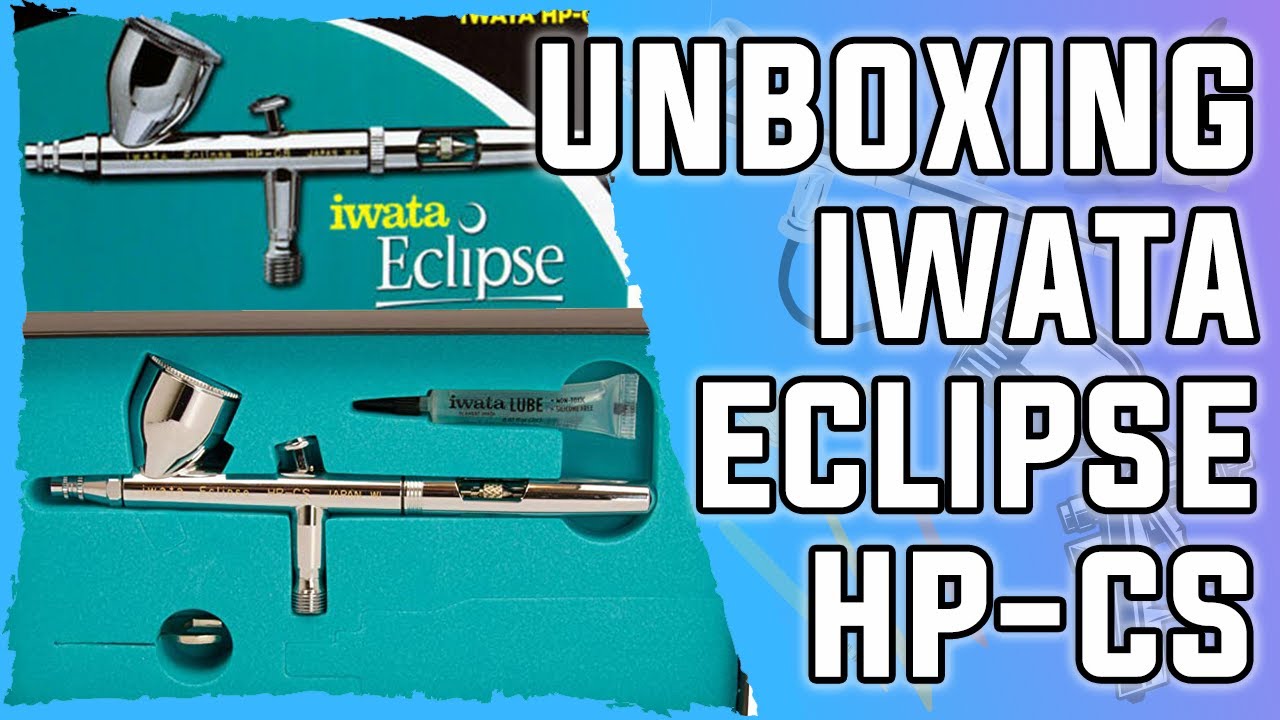 Iwata Eclipse HP.CS Spray Test & Unboxing 