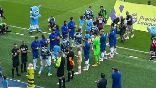 Manchester City Players Given Guard Of Honour From Chelsea Players