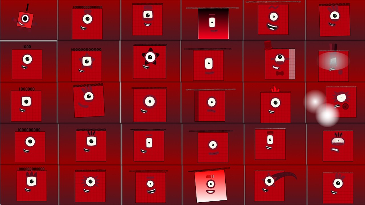 Looking For Numberblocks band but only order of Magnitudes  (1 - 1Oct -  1TD  -  1Octdec ) !!