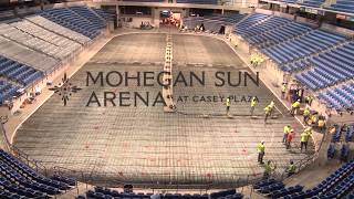 Mohegan Sun Arena New Rink Time Lapse