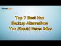 Top 7 Best Neo Backup Alternatives You Should Never Miss
