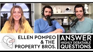Ellen Pompeo & The Property Brothers Answer Highly Debatable Design Questions | Good Housekeeping