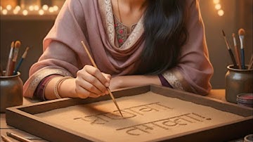 Writing viewers name on glass with colorful sand⌛️