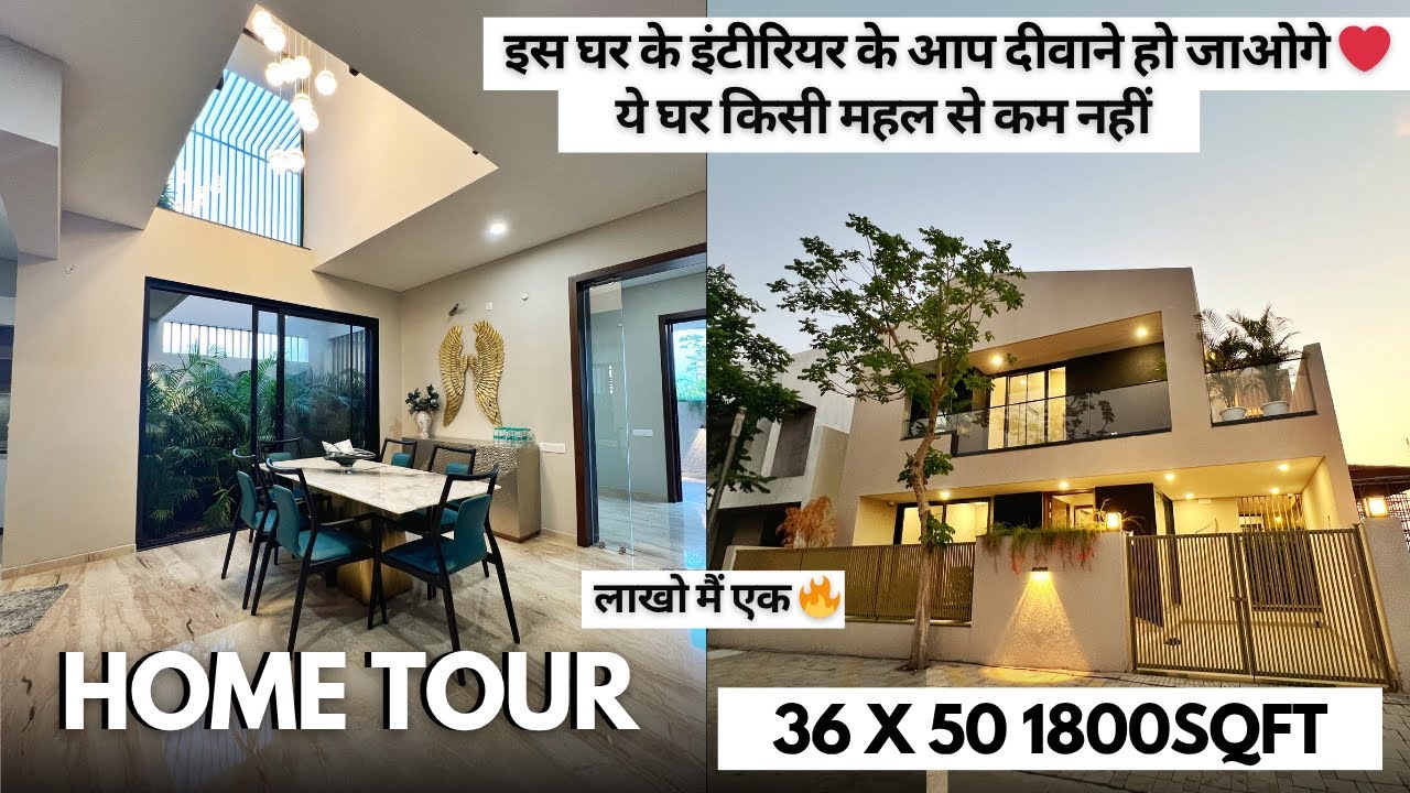 VN156 What's The BEST House Design For Your DREAM HOME 36x50 1800sqft 4BHK ?