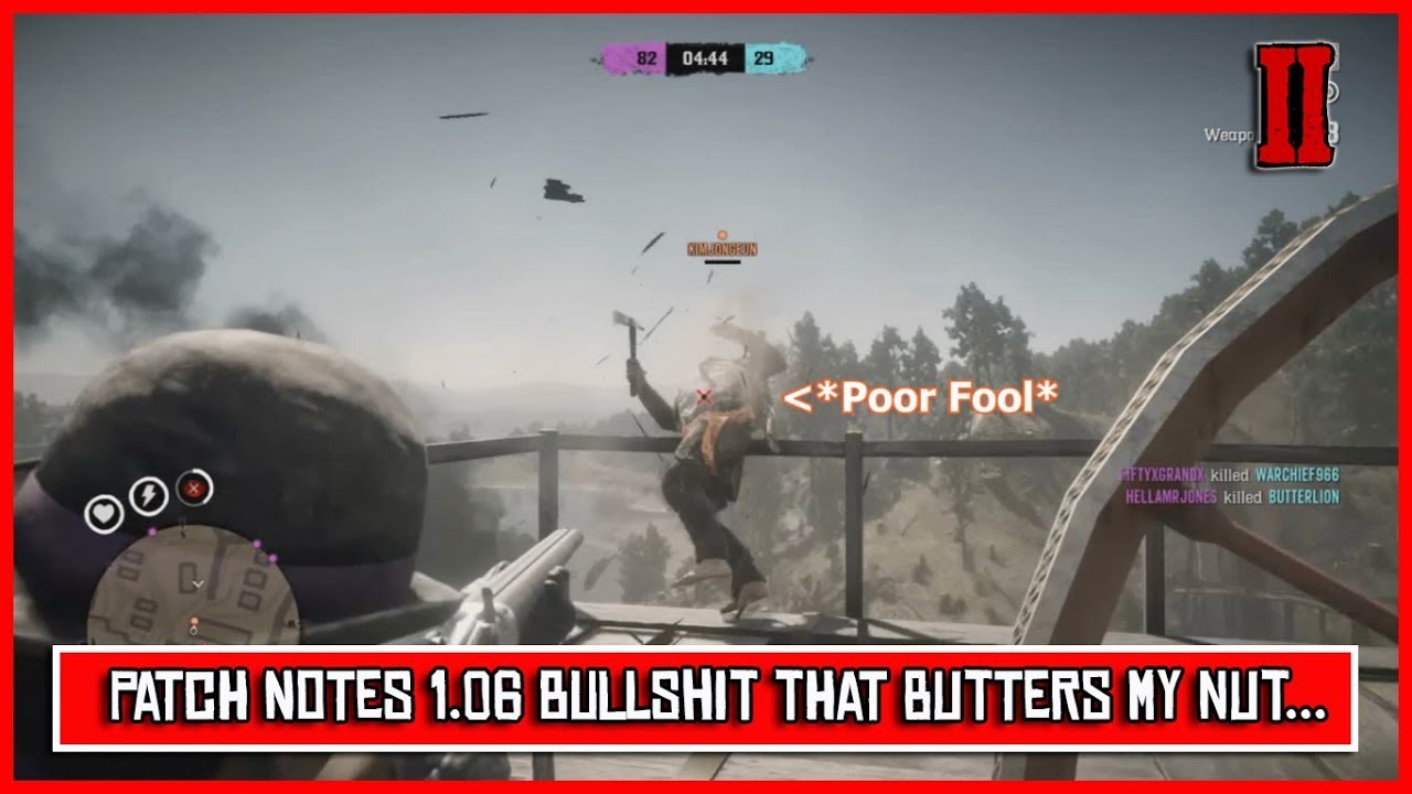 [Dripfeed Sucks] Red Dead Online: Patch Notes 1.06 Stuff that Butters My Nut...