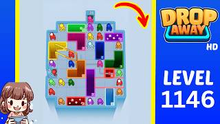 Drop Away Level 1146 Solution Walkthrough