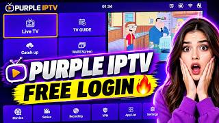 🔥 PURPLE IPTV FREE LOGIN 2026! 5 Connections + Firestick Setup screenshot 5