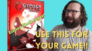 Cypher System makes Difficulty Easy! @TheGeekPantheon