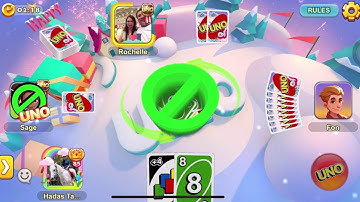 How to win Facebook Uno? Try to keep the +4 till the every end! (Go Wild x8 ) Risky one but I won!