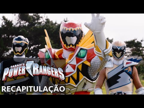 Power Rangers Em Português | Dino Super Charge Recapitulação
