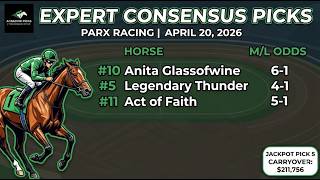 Parx Racing Expert Consensus Picks Today | April 20, 2026 | $211K Carryover! #horseracing