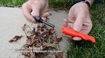 Sharp N Spark Knife Sharpener and Ferrocerium Firestarter